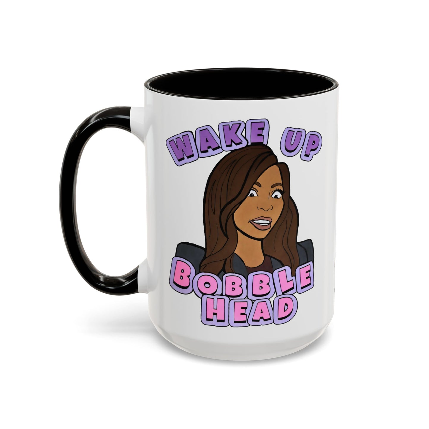 RHOSLC "Wake Up Bobblehead!", Ceramic Mug, (11oz, 15oz) featuring Mary Cosby