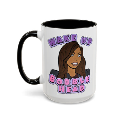 RHOSLC "Wake Up Bobblehead!", Ceramic Mug, (11oz, 15oz) featuring Mary Cosby