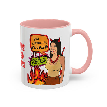RHONJ "Prostitutions' Whore", Ceramic Mug, (11oz, 15oz) Featuring Teresa Giudice vs. Danielle Staub