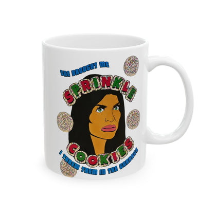 RHONJ Teresa Sprinkle Cookies, Ceramic Mug, (11oz, 15oz) featuring Teresa Giudice