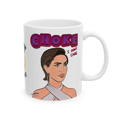 VPR "Choke", Ceramic Mug, (11oz, 15oz) featuring Katie Maloney