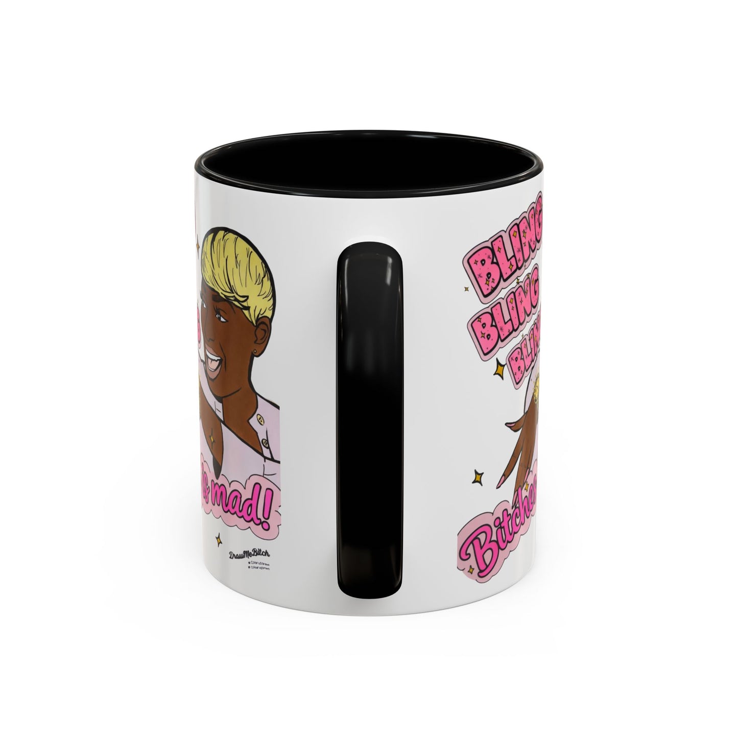 RHOA Nene Bling Bling Bitches is Mad, Ceramic Mug, Various Sizes & Colors, featuring Nene Leakes