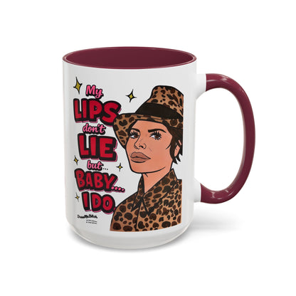 Traitors Lisa Rinna Lips Don't Lie, Ceramic Mug, Various Sizes & Colors