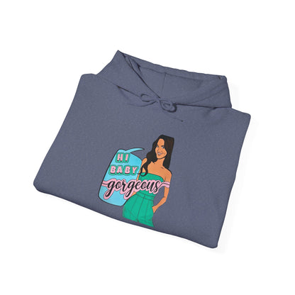 RHOSLC Lisa "Hey Baby Gorgeous!", Unisex Hoodie, featuring Lisa Barlow