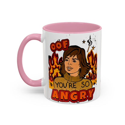 RHOBH, "OOF You're Angry" Ceramic Mug, (11oz, 15oz) featuring Lisa Rinna