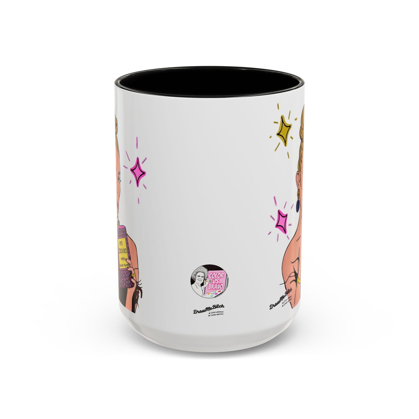 RHOM Marysol Cockies, Ceramic Mug, (11oz, 15oz) featuring Marysol Patton