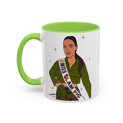 RHORI Kelsey vs. Rosie SLAM PIG, Ceramic Mug, (11oz, 15oz) featuring Kelsey Swanson & Rosie Woods