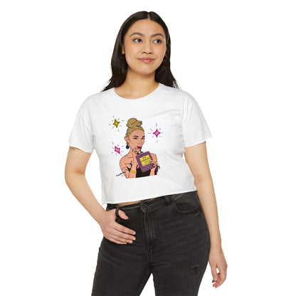 RHOM Marysol Cockies "Ay Por Favor", Cropped Tee, Featuring Marysol Patton