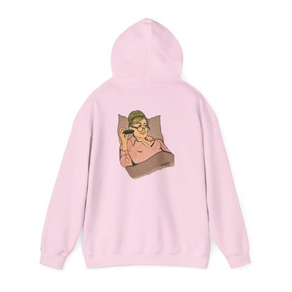 RHONY Sonja in bed with Crown, Unisex Hoodie, featuring Sonja Morgan