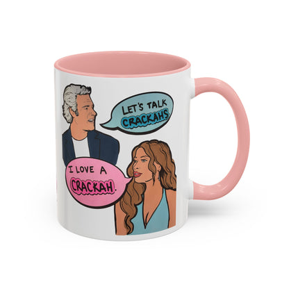 RHORI Alicia Loves a Cracka, Ceramic Mug, (11oz, 15oz) featuring Alicia Carmody & Andy Cohen