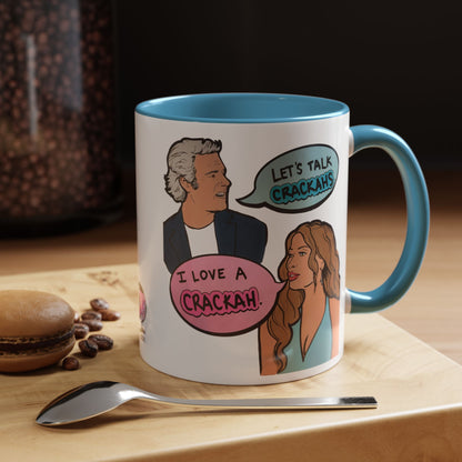 RHORI Alicia Loves a Cracka, Ceramic Mug, (11oz, 15oz) featuring Alicia Carmody & Andy Cohen