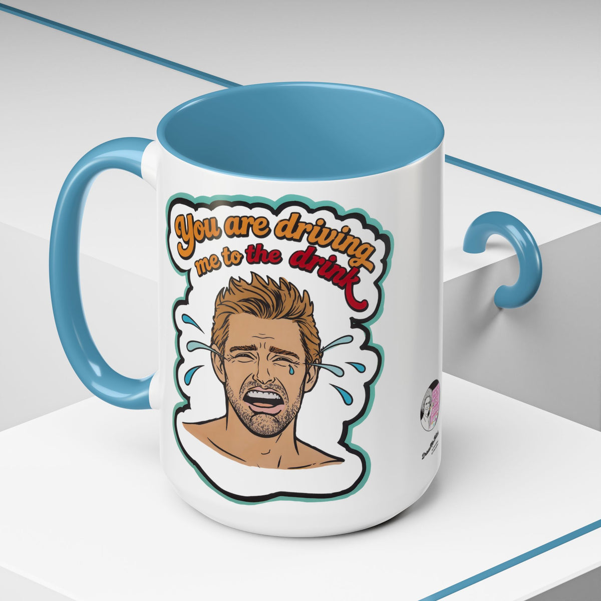Summer House Kyle Driving to the Drink, Ceramic Mug, (11oz, 15oz) featuring Kyle Cooke
