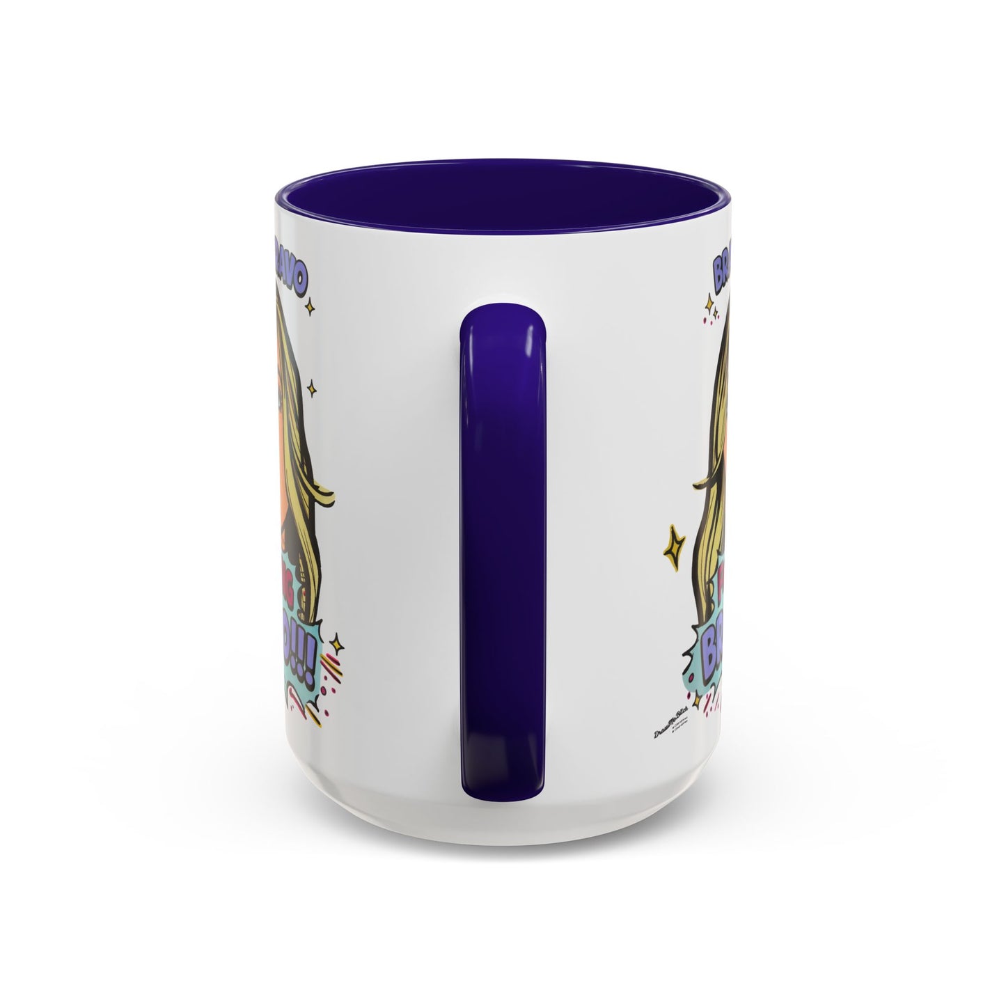 RHOBH Denise Bravo Bravo Bravo, Ceramic Mug, Various Sizes & Colors, featuring Denise Richards