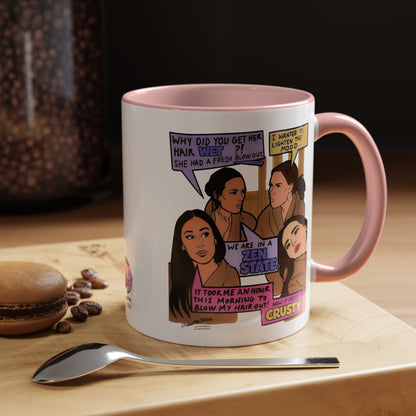 RHOSLC Zen State, Ceramic Mug, (11oz, 15oz)  featuring Lisa Barlow, Angie K, Britani Bateman, and Meredith Marks