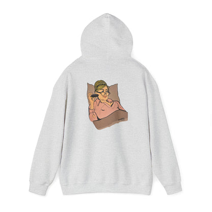 RHONY Sonja in bed with Crown, Unisex Hoodie, featuring Sonja Morgan