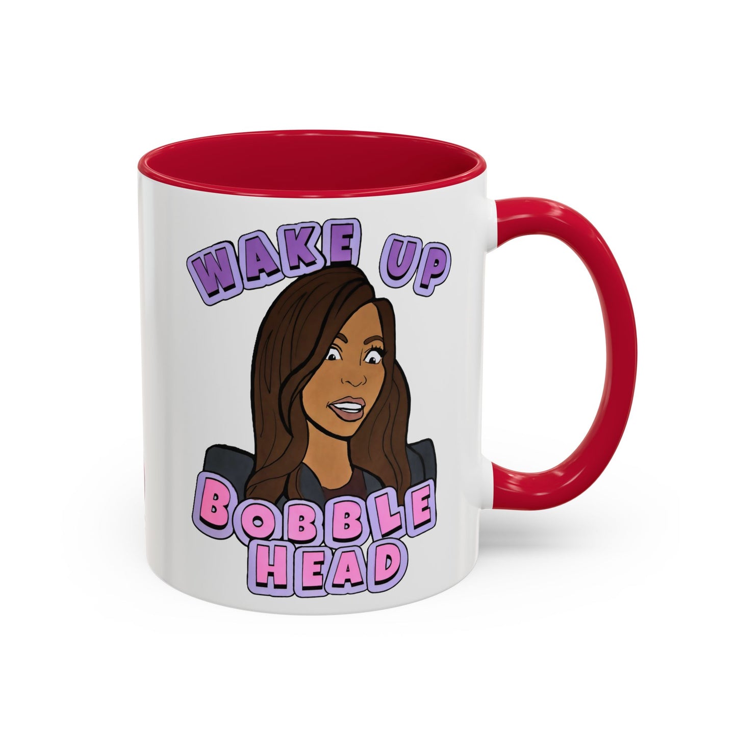RHOSLC "Wake Up Bobblehead!", Ceramic Mug, (11oz, 15oz) featuring Mary Cosby