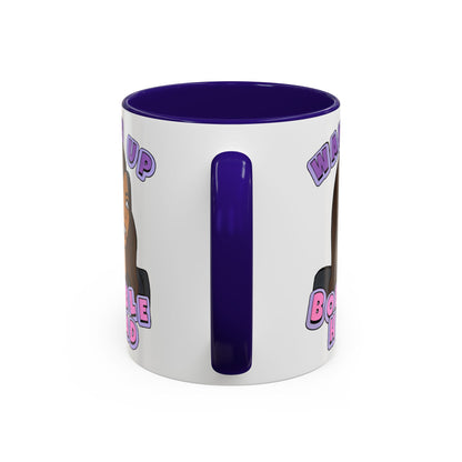 RHOSLC "Wake Up Bobblehead!", Ceramic Mug, (11oz, 15oz) featuring Mary Cosby