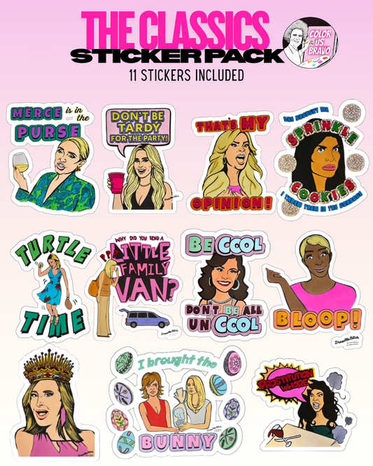 THE CLASSICS Sticker Pack, Set of 11