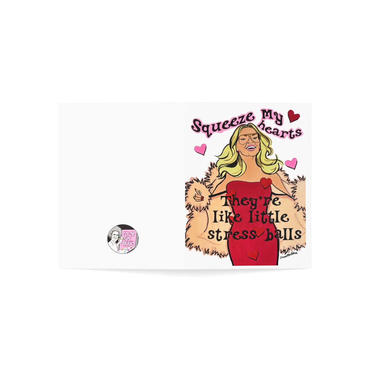 Valentine's Day Greeting Cards by ColorUsBravo, featuring Various Real Housewives