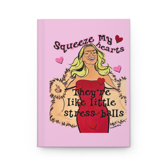 RHOSLC Heather Stress Ball Hearts featuring Heather Gay, Journal/Notebook