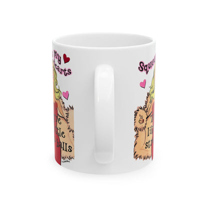 RHOSLC Stress Ball Hearts featuring Heather Gay, Ceramic Mug