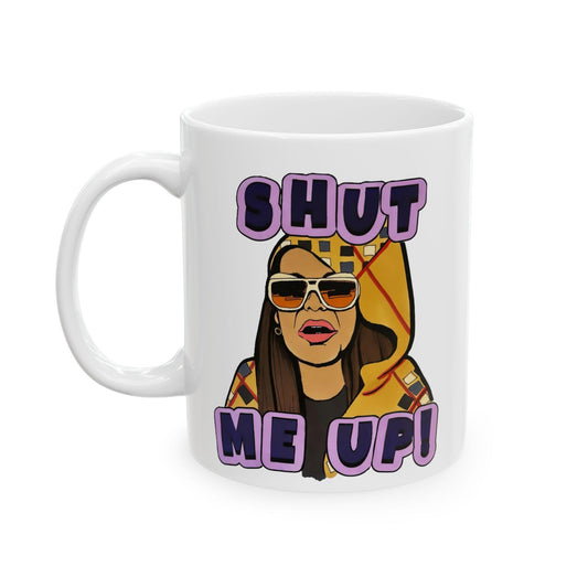 RHOSLC Shut Me Up! featuring Mary Cosby, Ceramic Mug