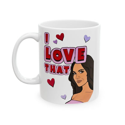 RHOSLC "Love That" featuring Lisa Barlow, Ceramic Mug