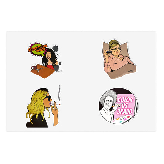 ColorUsBravo Sticker Pack: Bravo Icons Only (Set of 16)