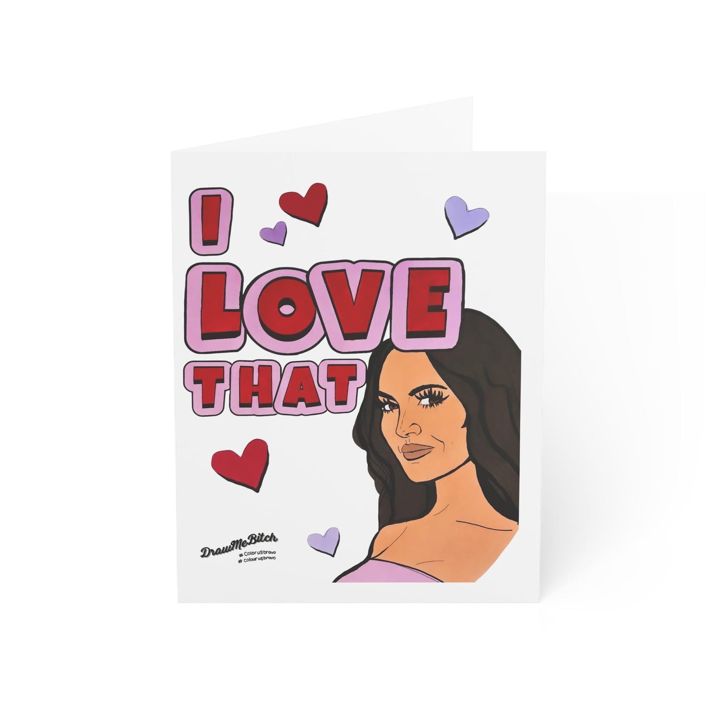 Valentine's Day Greeting Cards by ColorUsBravo, featuring Various Real Housewives