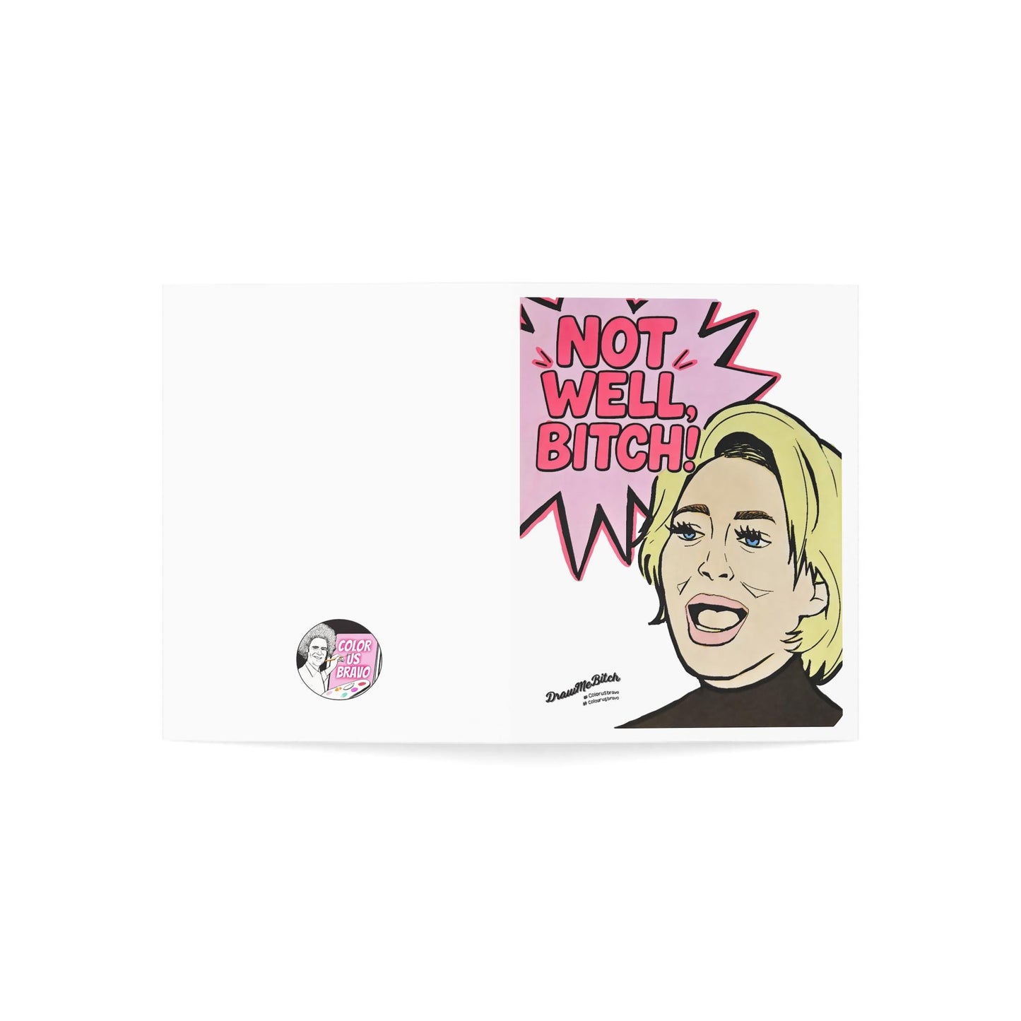 Greeting Cards by ColorUsBravo, featuring Various Real Housewives