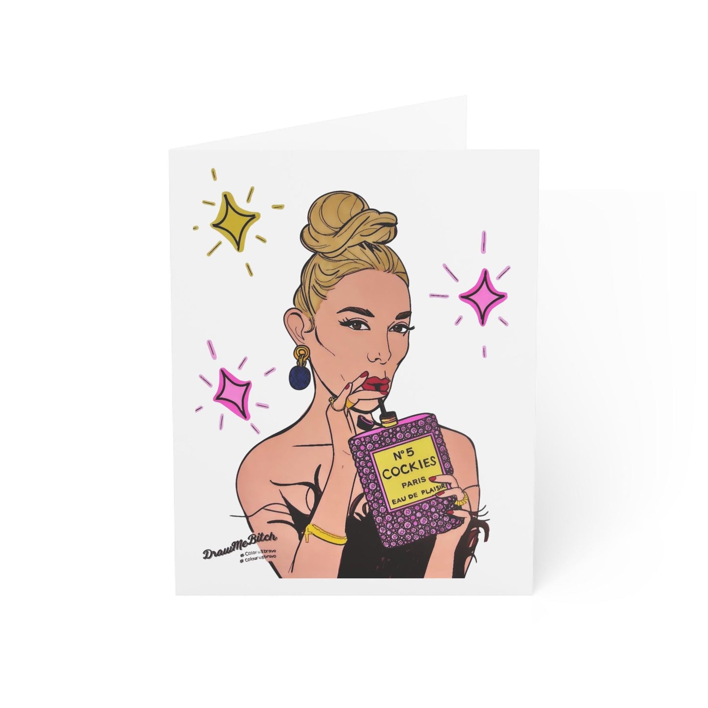 Birthday Greeting Cards by ColorUsBravo, featuring Various Real Housewives